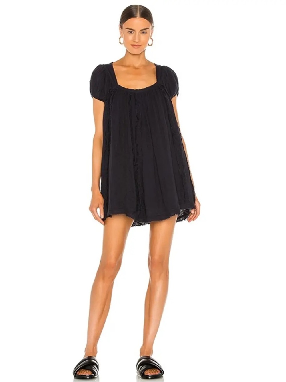 Free People Angie Women’s Black Mini Dress